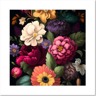 Colorful Flowers Posters and Art